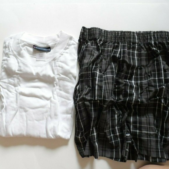 Knightsbridge 100% Cotton Men's Boxer & Tee Set - Picture 3 of 3